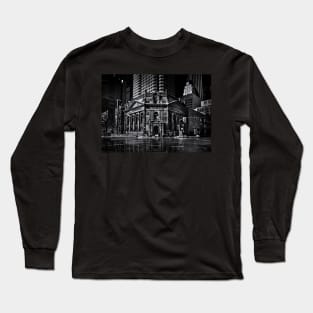 The Hockey Hall Of Fame Toronto Canada Reflection Long Sleeve T-Shirt